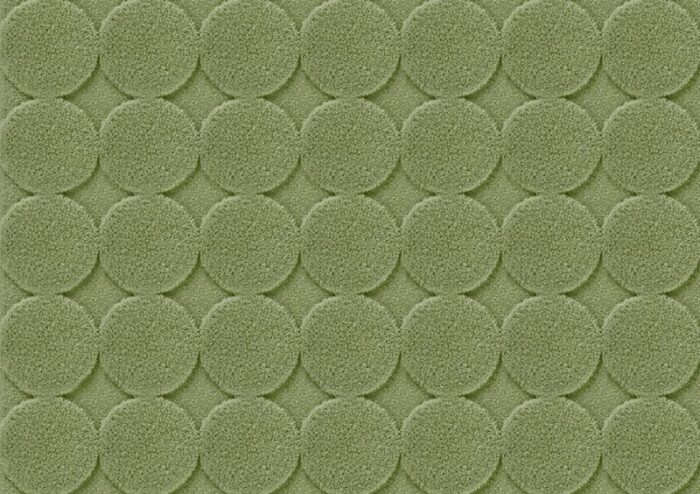 light green circle textured rug from marqqa 2