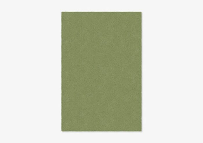 light green rectangle plain rug from marqqa 1