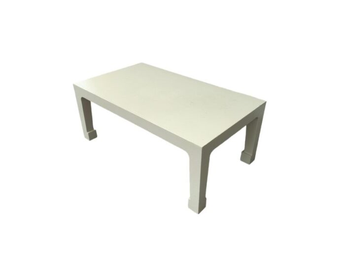 linen wrapped ming style coffee table 4224