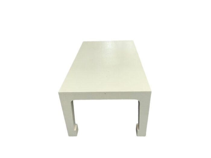 linen wrapped ming style coffee table 5221