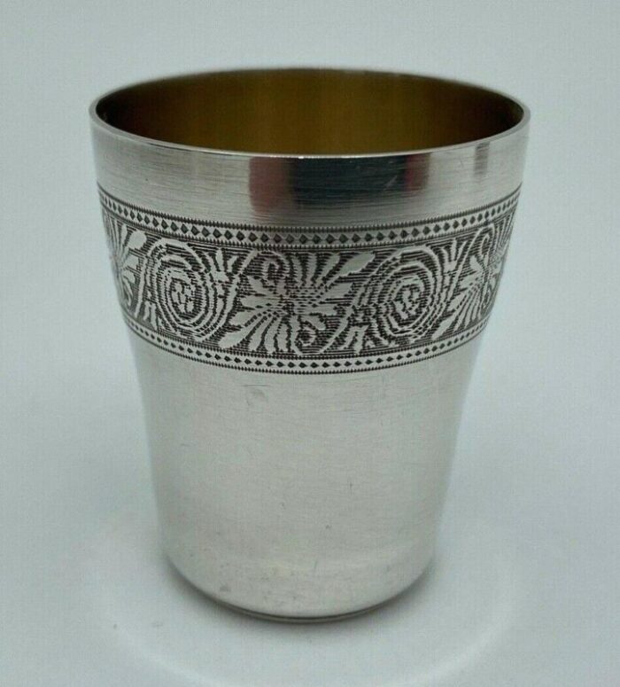 liqueur tumblers in sterling silver from charles barrier set of 12 6