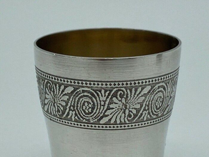 liqueur tumblers in sterling silver from charles barrier set of 12 8