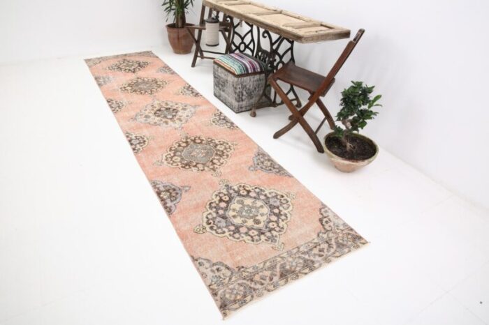 long vintage rustic runner rug 3