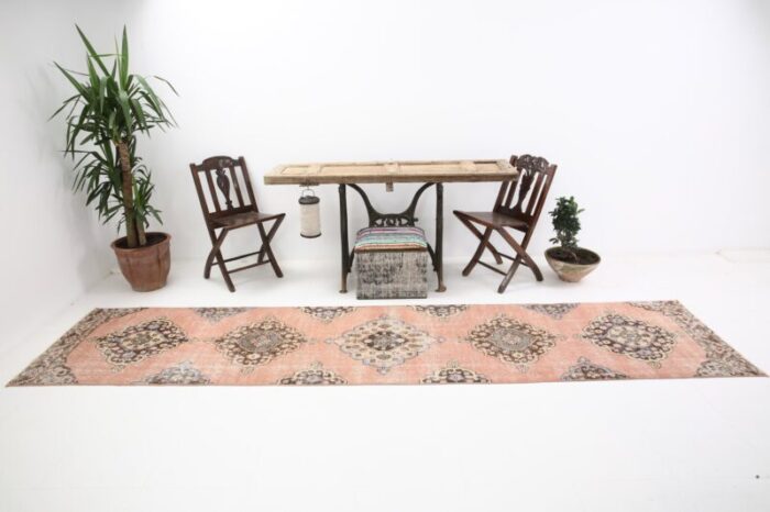 long vintage rustic runner rug 4