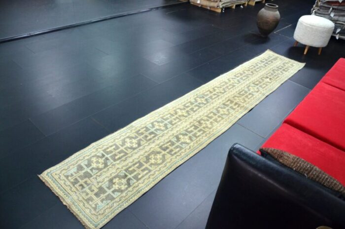 long vintage wool runner rug 4