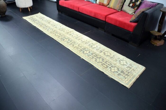 long vintage wool runner rug 6