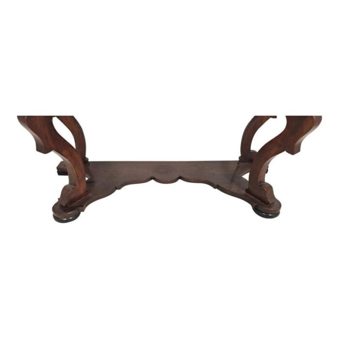 louis philippe style wooden console table 5250