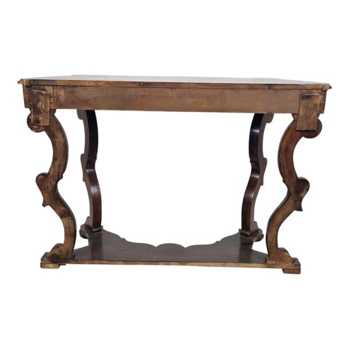 louis philippe style wooden console table 6734