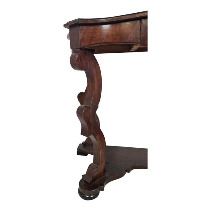 louis philippe style wooden console table 8819