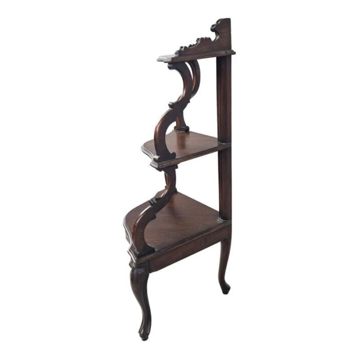 louis philippe style wooden shelf 3359