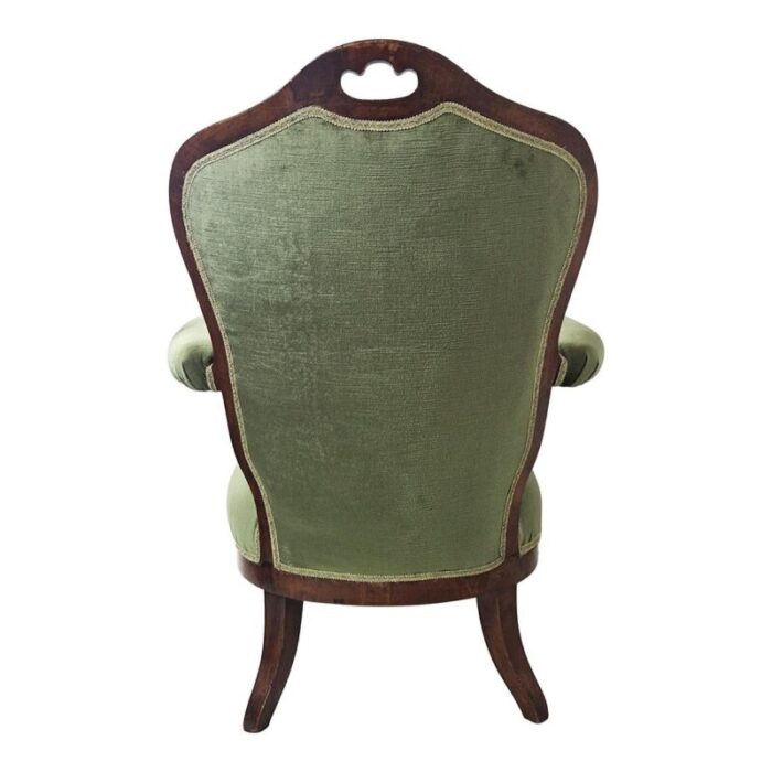 louis philippe wooden armchair 1890s 0338