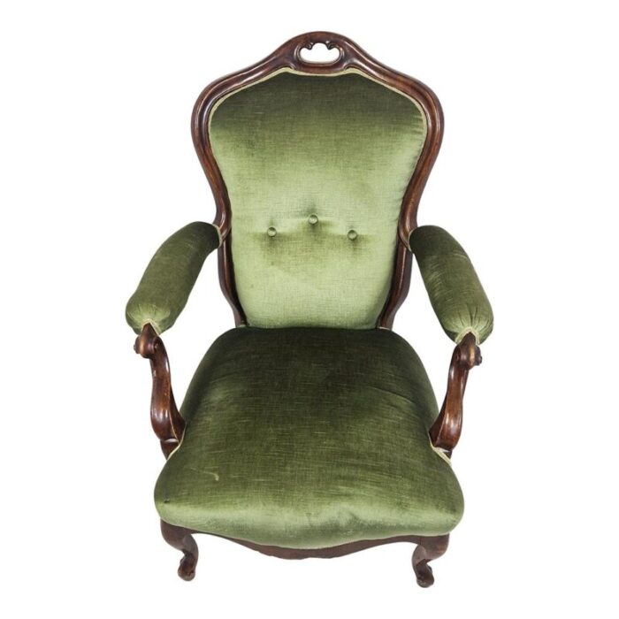 louis philippe wooden armchair 1890s 0964