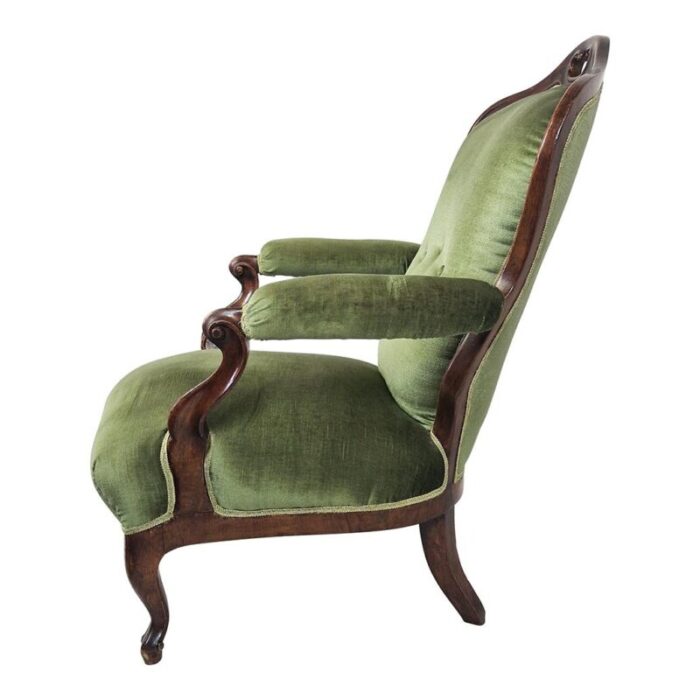 louis philippe wooden armchair 1890s 6249