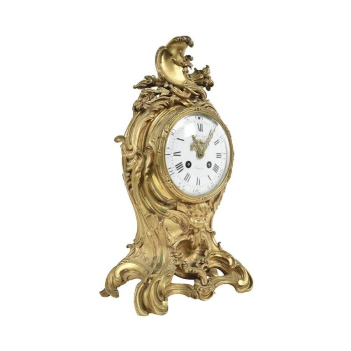 louis xv bronze clock 2