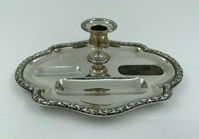 louis xvi style silver candleholder from risler et carre paris 1