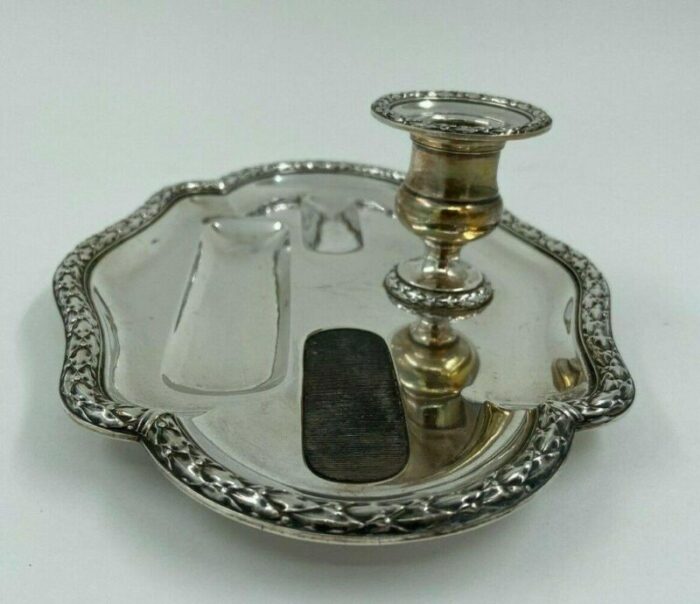 louis xvi style silver candleholder from risler et carre paris 12