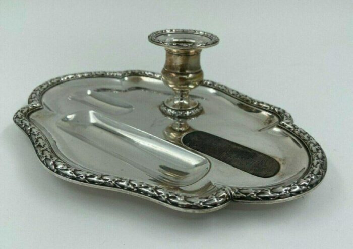 louis xvi style silver candleholder from risler et carre paris 2