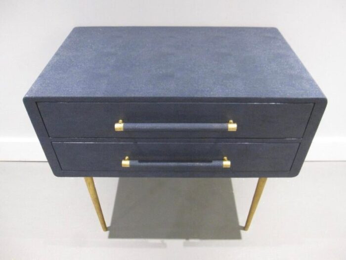 made goods faux shagreen gardner nightstand 3928