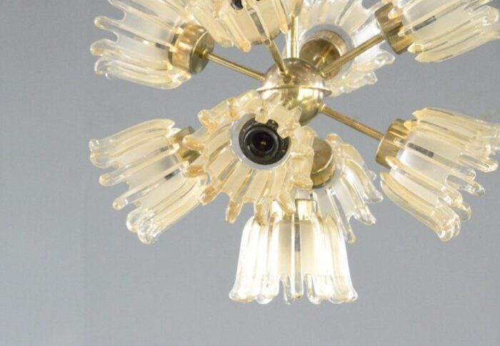 mid century chandelier by leclaire and schafer 1960s 4187