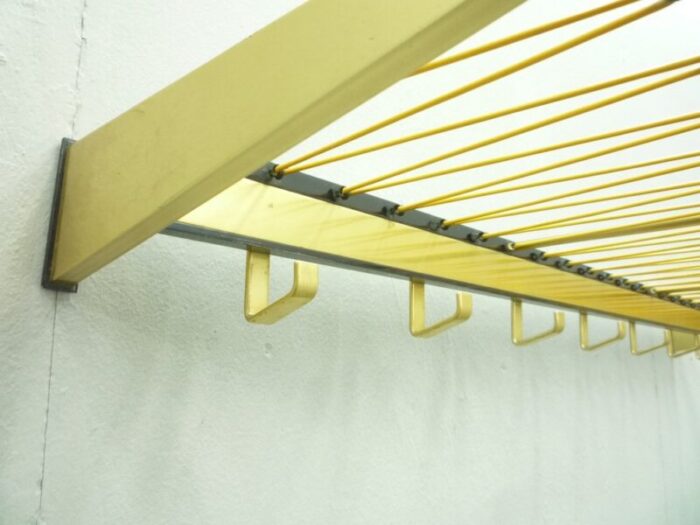 mid century coat rack in brass 1950s 7