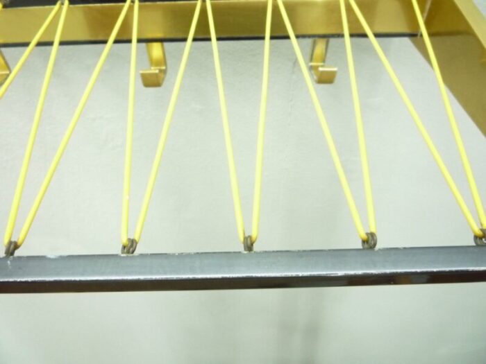 mid century coat rack in brass 1950s 8