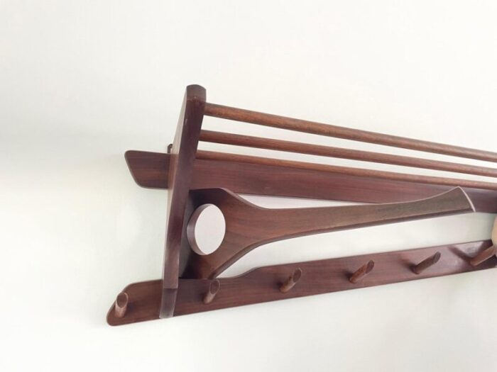 mid century danish wooden coat rack 5