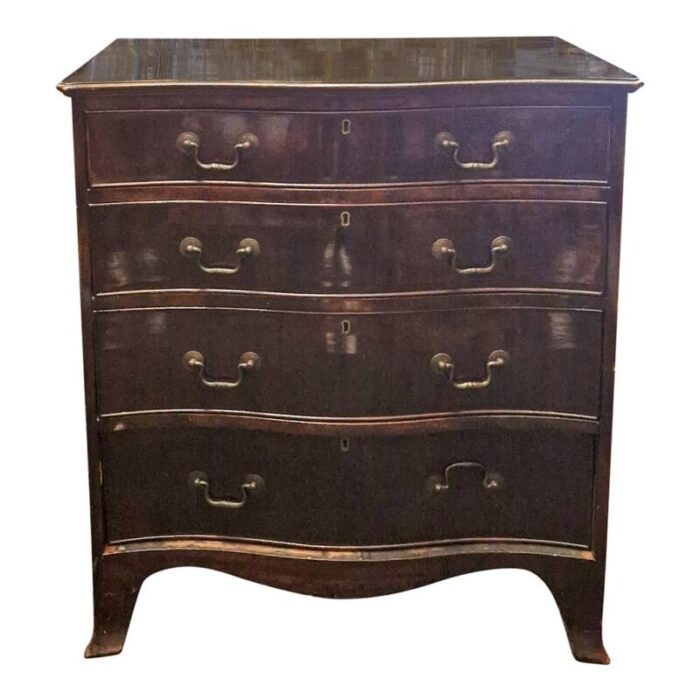 mid century mahogany chest of drawers 0149