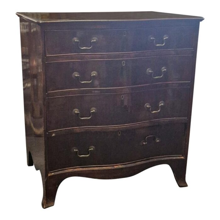 mid century mahogany chest of drawers 1005