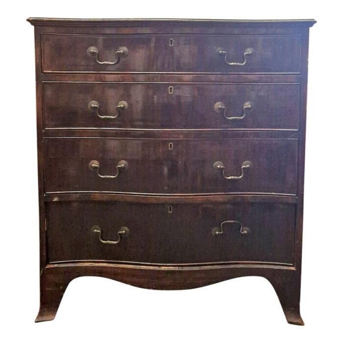 mid century mahogany chest of drawers 3703