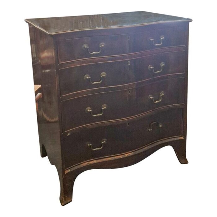 mid century mahogany chest of drawers 6698