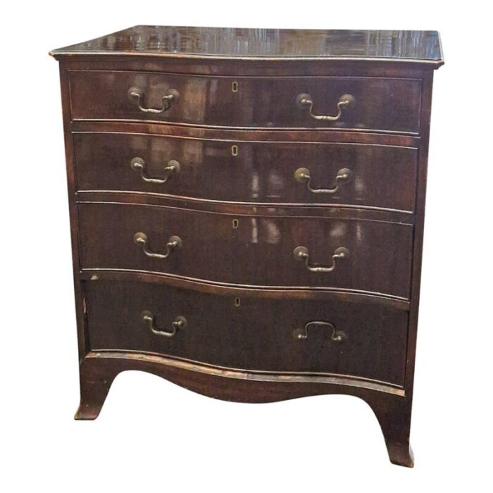 mid century mahogany chest of drawers 6730