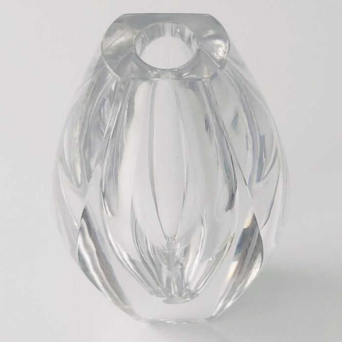 mid century scandinavian ventana glass vase by mona morales schildt for kosta sweden 1950s 6