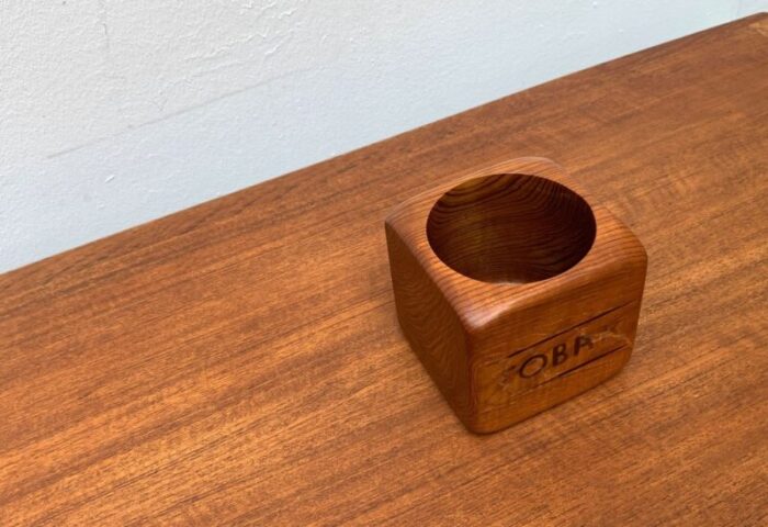 mid century swedish former tabacco tobak teak box bowl from sowe svestad 1960s 10