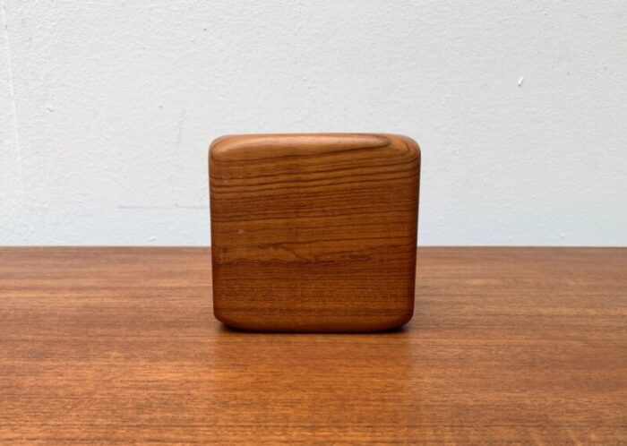 mid century swedish former tabacco tobak teak box bowl from sowe svestad 1960s 13