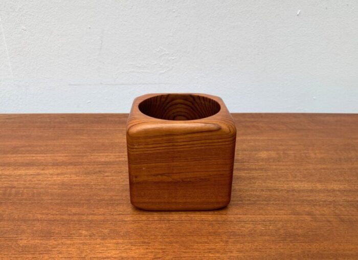 mid century swedish former tabacco tobak teak box bowl from sowe svestad 1960s 7