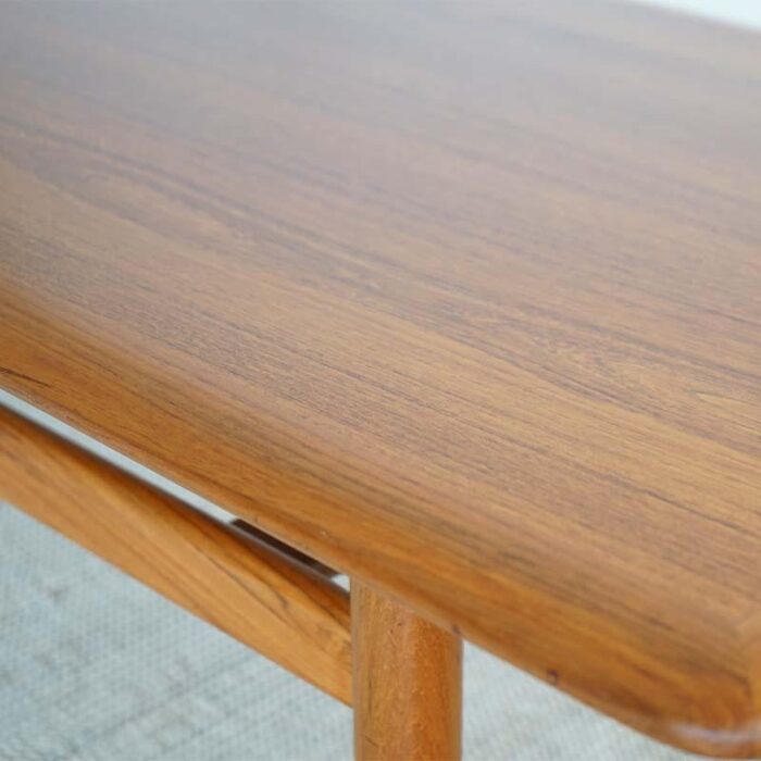 mid century teak coffee table by kurt stervig for jason mbler 1960s 1540