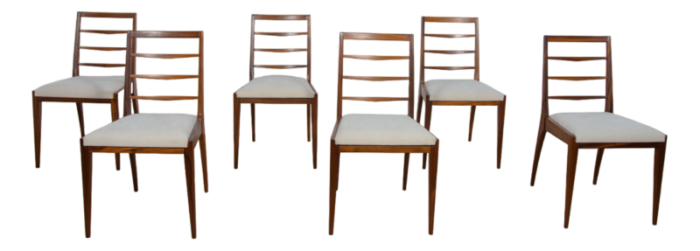 mid century teak dining chairs from mcintosh 1960s set of 6 2497