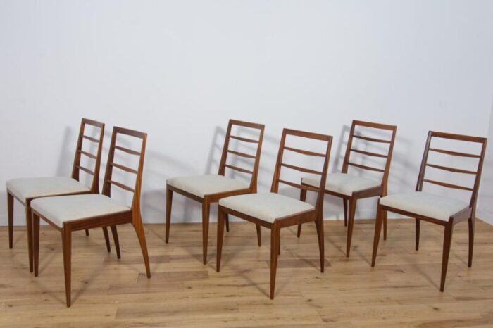 mid century teak dining chairs from mcintosh 1960s set of 6 3299