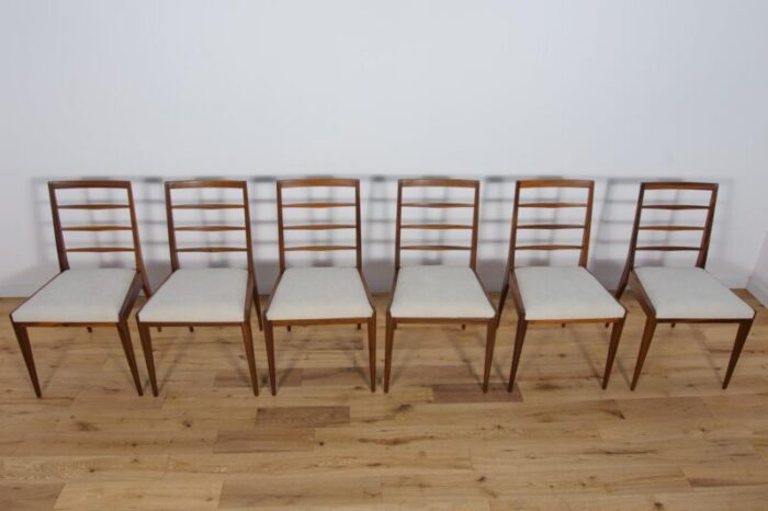 mid century teak dining chairs from mcintosh 1960s set of 6 9167