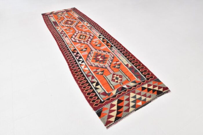 mid ceuntry modern kilim runner rug 1