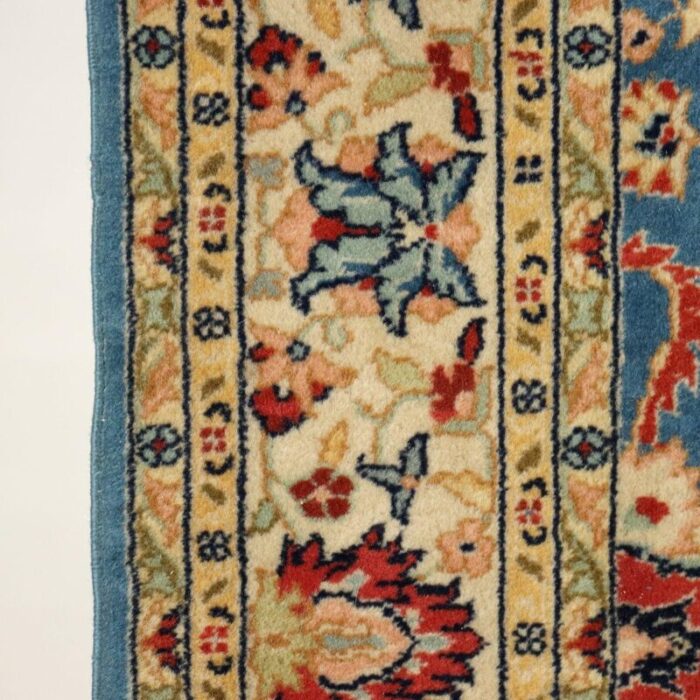 middle eastern nain rug in cotton wool 6