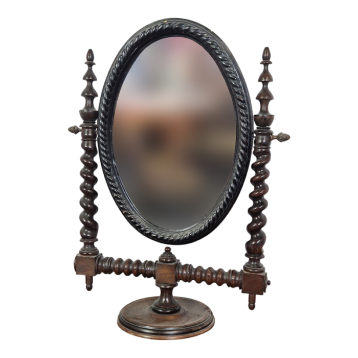 mirror with wooden base 7200