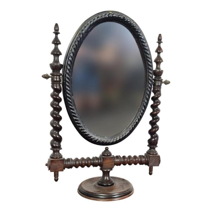 mirror with wooden base 8000