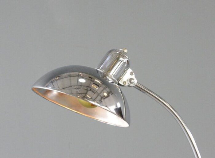 model 6556 super table lamp in chrome by kaiser idell 1930s 1487