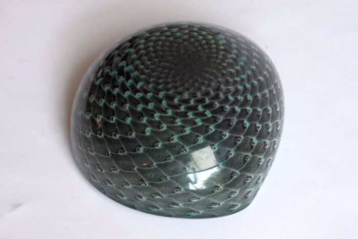 murano glass bullicante and filigrana bowl 1950s 5