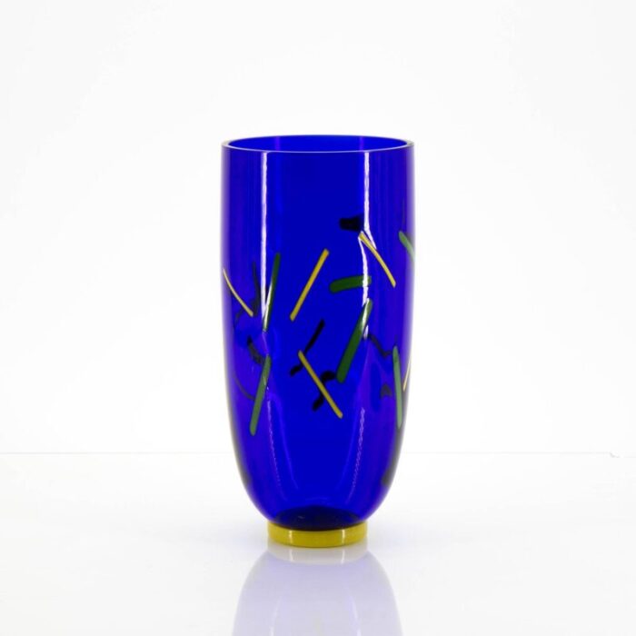 murano glass vase by barovier and toso 1980s 2116