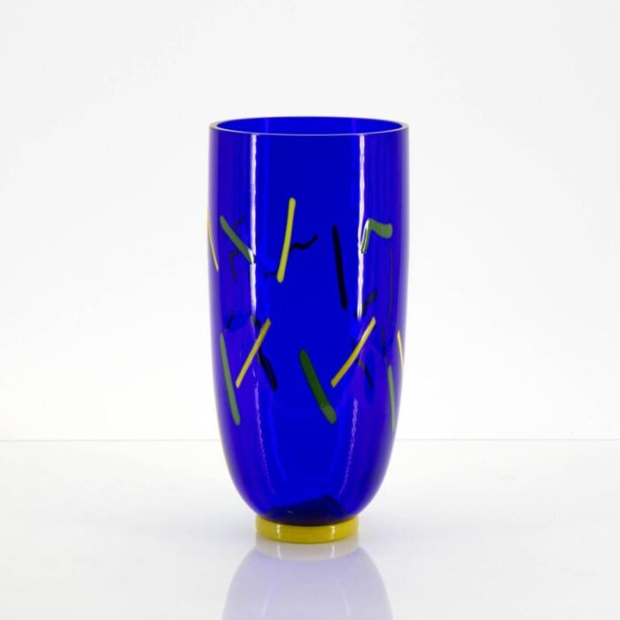 murano glass vase by barovier and toso 1980s 8435