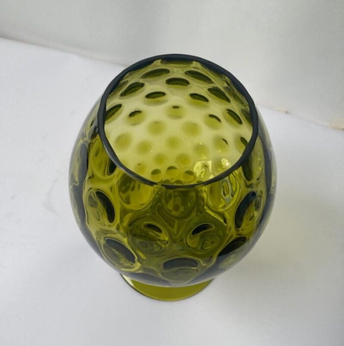 murano glass vase in the style of ercole barovier for barovier and toso 1950s 0350