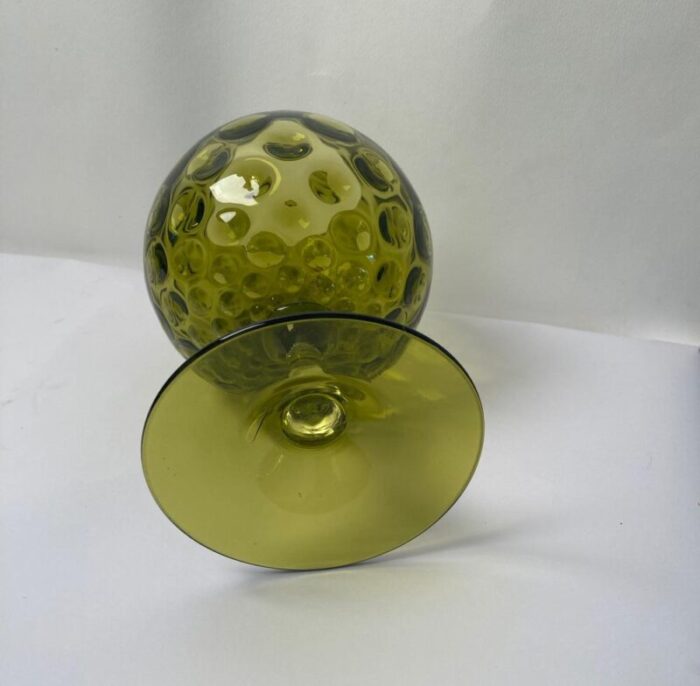 murano glass vase in the style of ercole barovier for barovier and toso 1950s 7091