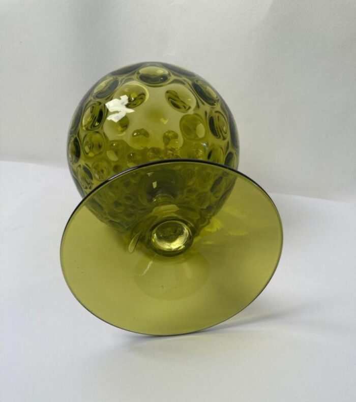 murano glass vase in the style of ercole barovier for barovier and toso 1950s 8075